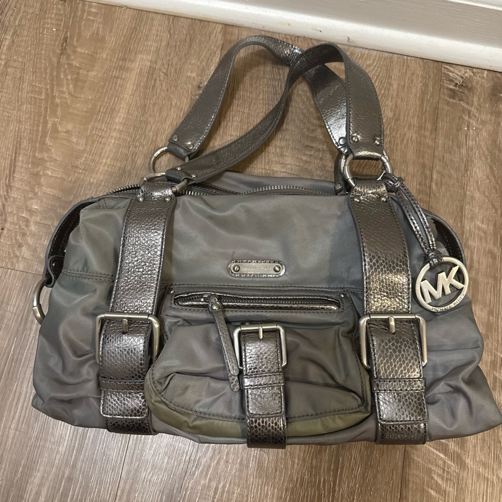 Michael Kors nylon shoulder bag with Metallic Accents